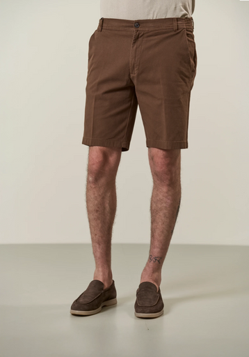 Bermuda marrone armatura cotone stretch