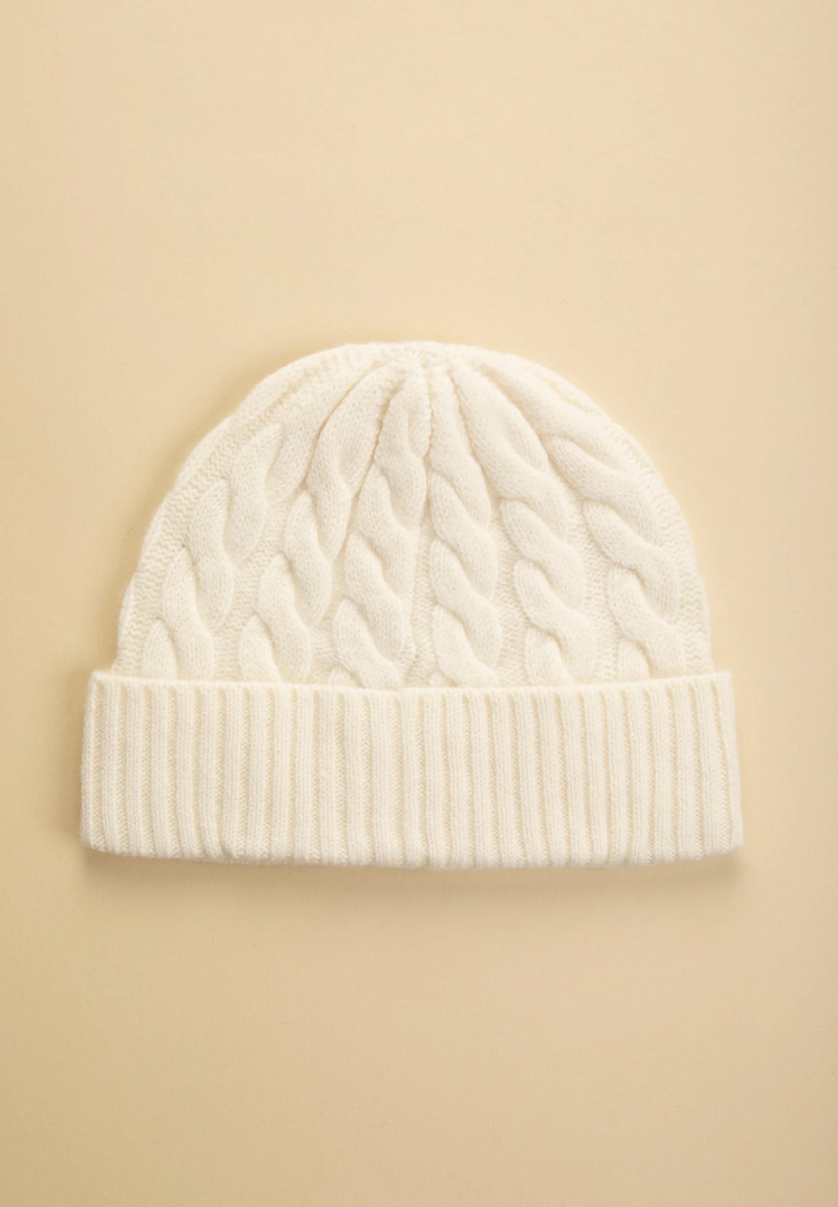 Zopfmütze – Beige Angelico 1