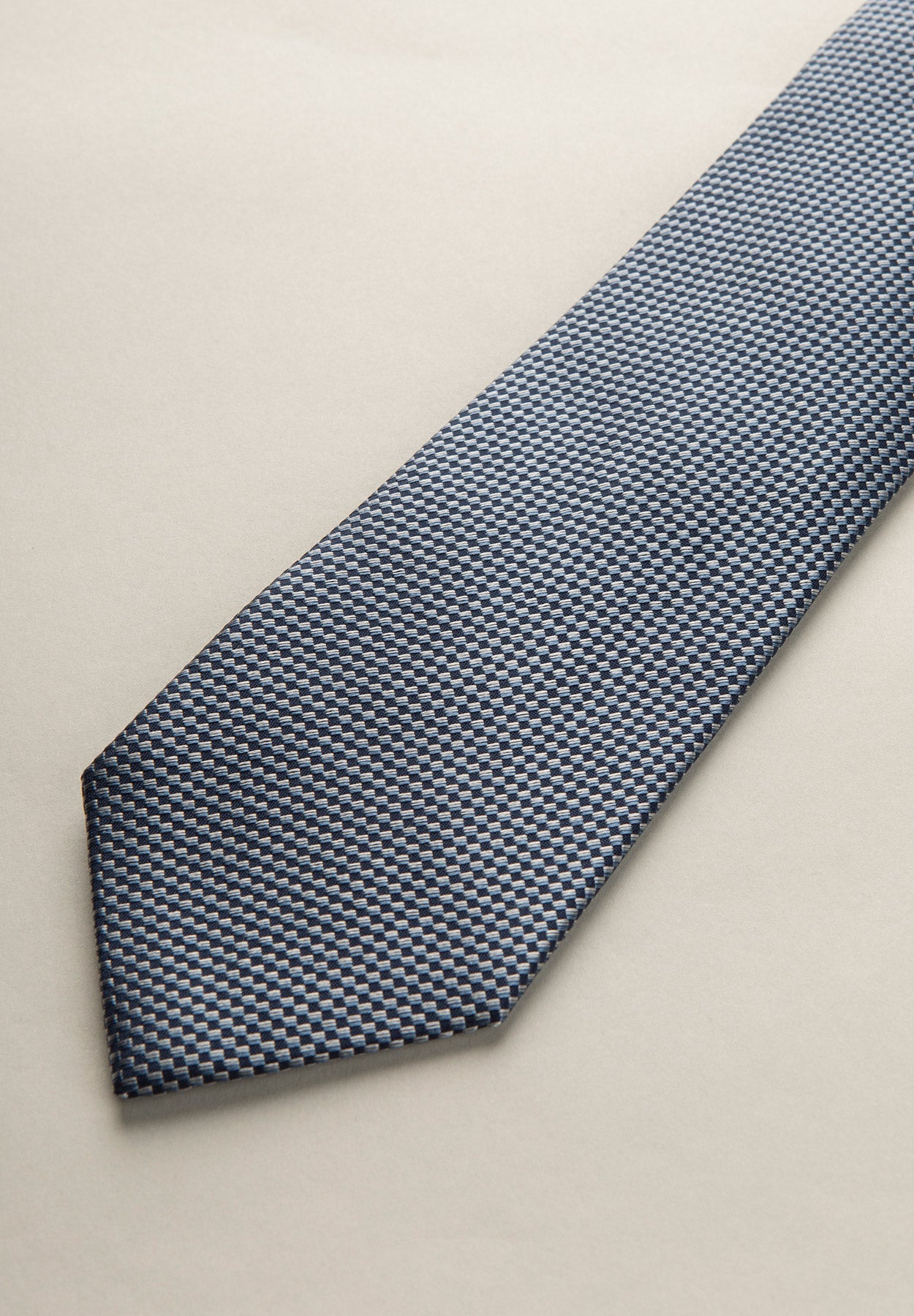 Cravatta blu scuro armatura greche seta