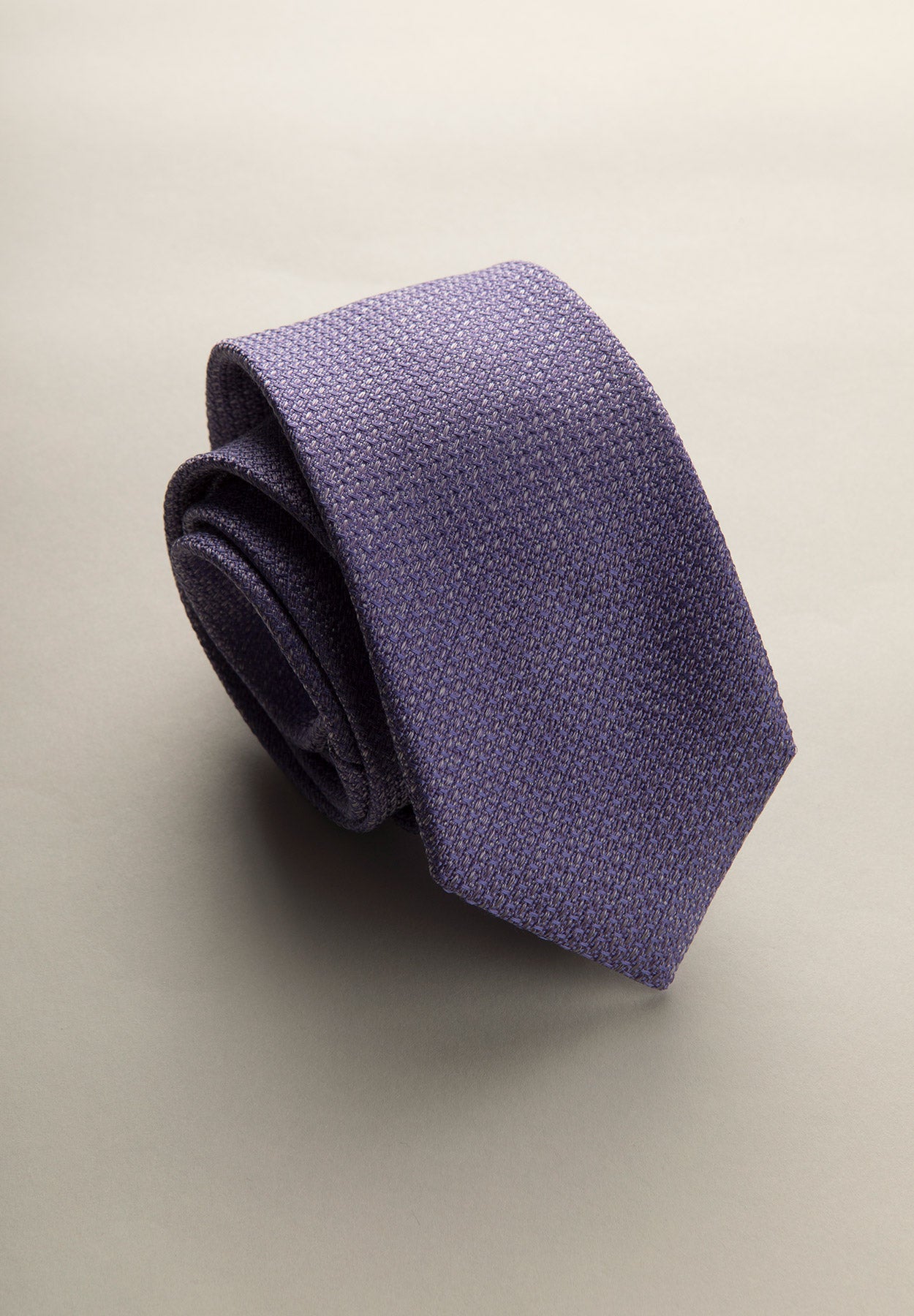 Cravatta glicine armatura seta cotone