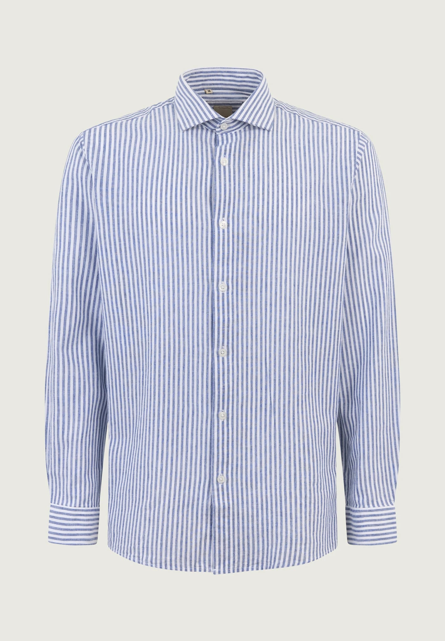 M.Lino Riga Hemd - Weiß/Blau Angelico 1