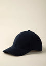 Cappello baseball blu misto lana