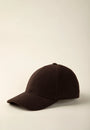 Cappello baseball marrone misto lana
