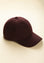 Cappello baseball bordeaux misto lana