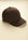 Cappello baseball marrone misto lana