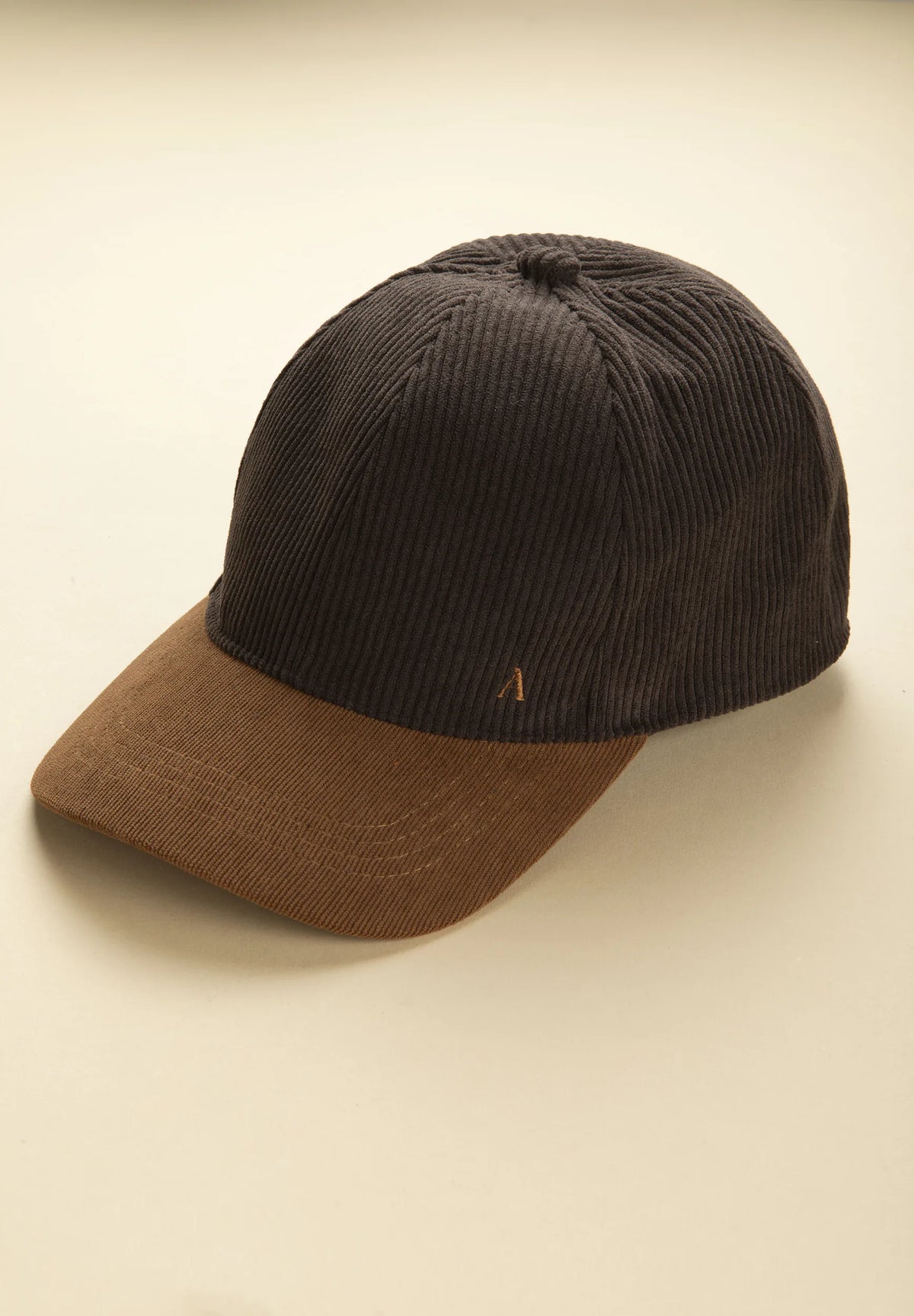 Cappello baseball moro beige velluto