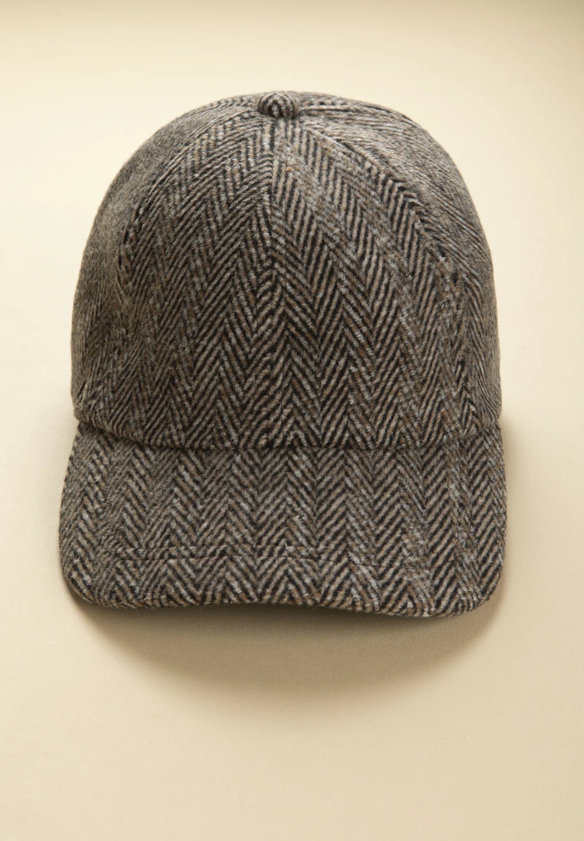 Cappello baseball beige resca misto lana