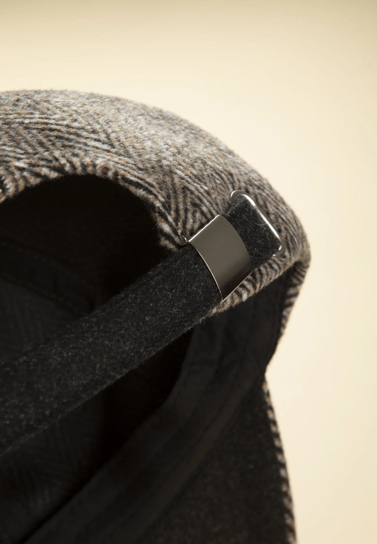 Cappello baseball beige resca misto lana