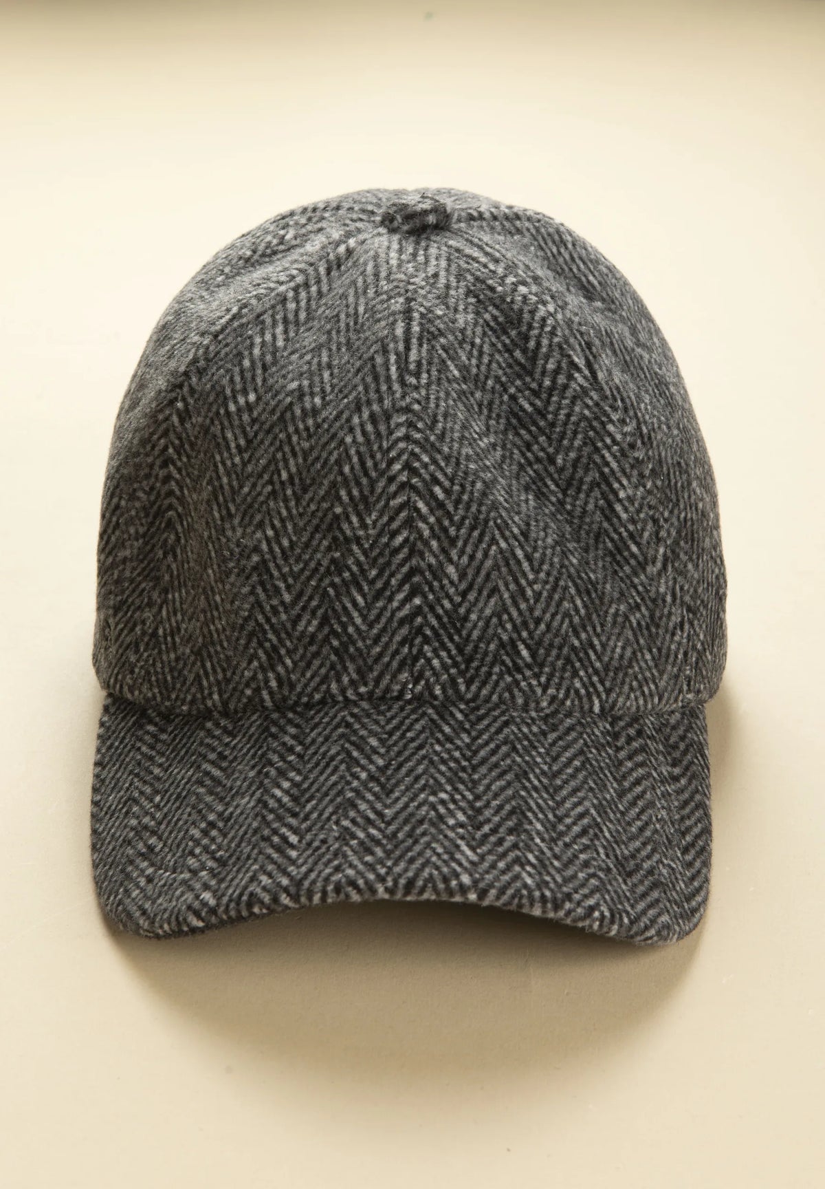 Cappello baseball grigio resca misto lana