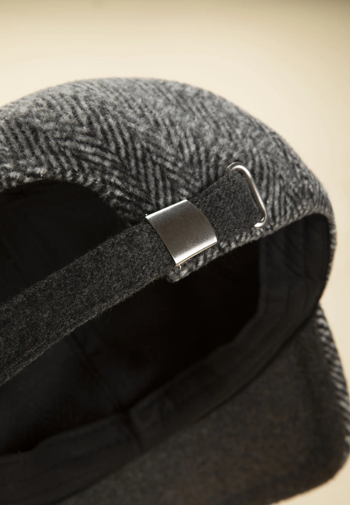 Cappello baseball grigio resca misto lana