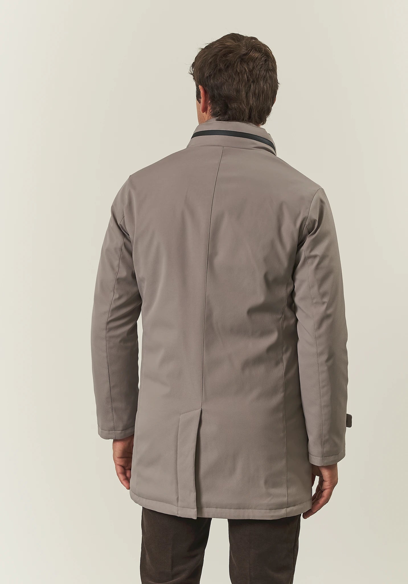 Cappotto tecnico sabbia impermeabile pettorina staccabile-Angelico