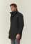 Cappotto tecnico nero impermeabile pettorina staccabile-Angelico