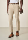 Chinos beige tessuto active slim fit