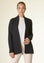 Angelico - Cardigan nero collo a scialle - 1