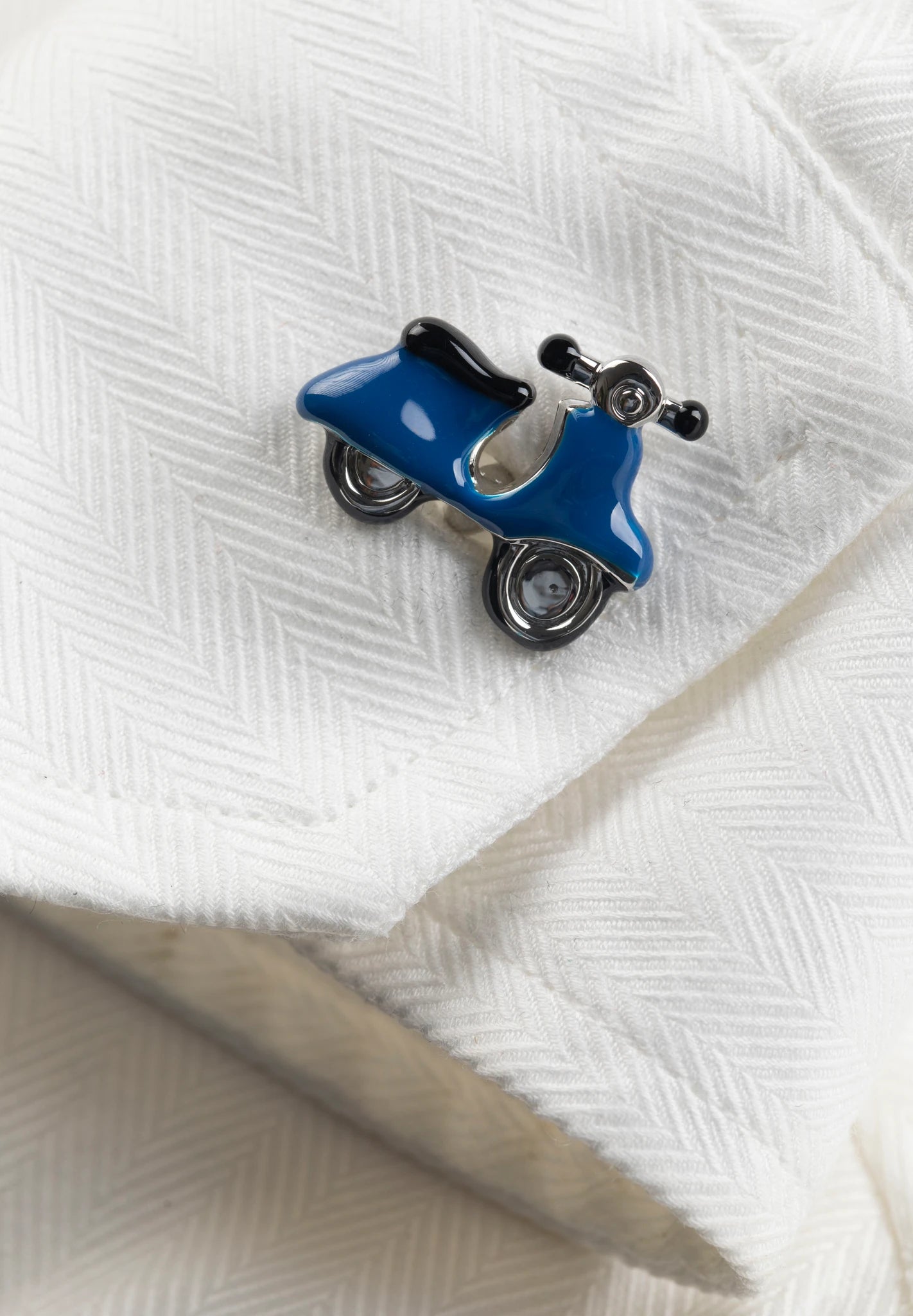 Gemello metallo vespa blu-Angelico