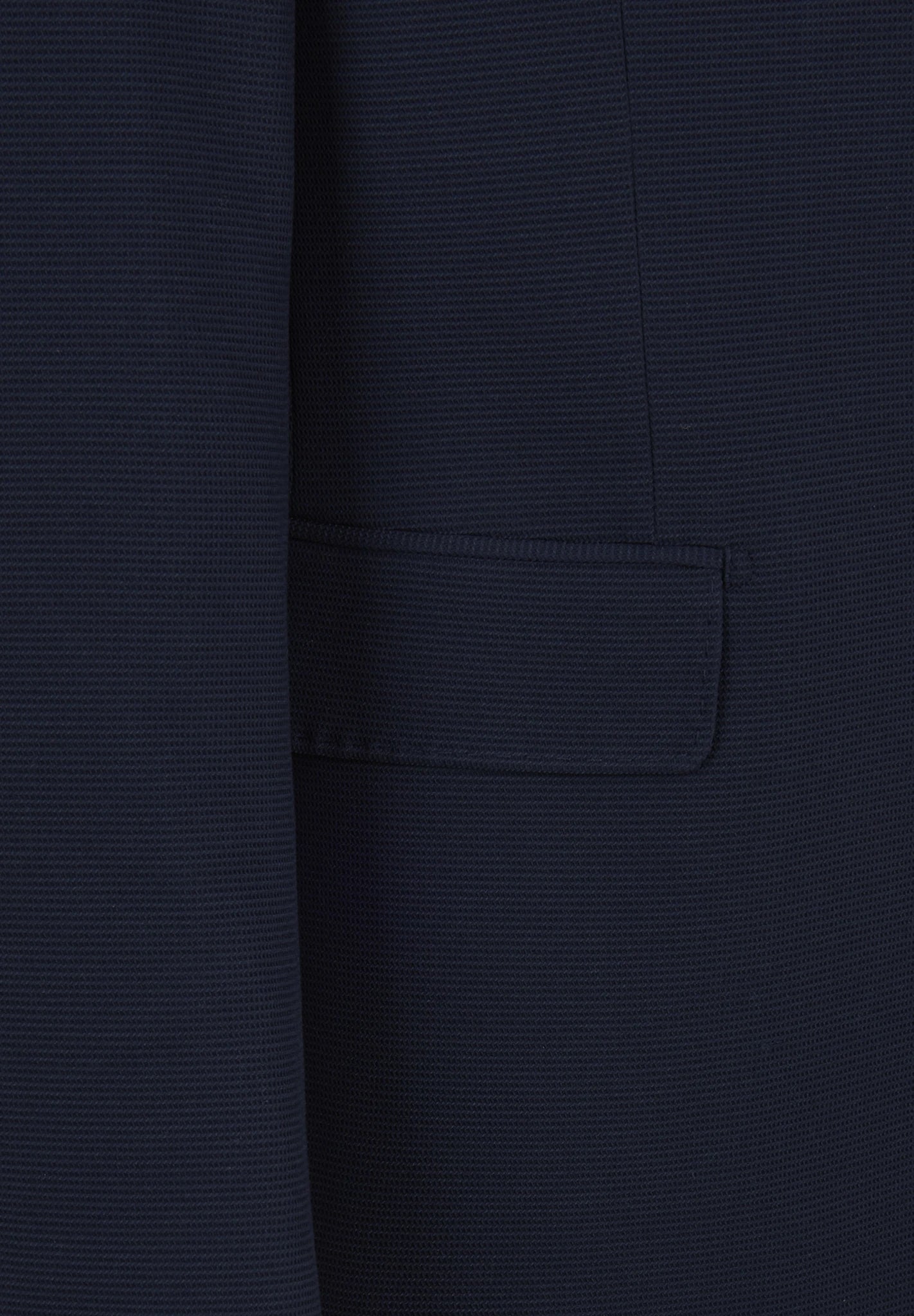 Blaue Jersey-Jacke Vierjahreszeiten-Webmuster Comfort Fit Angelico 2