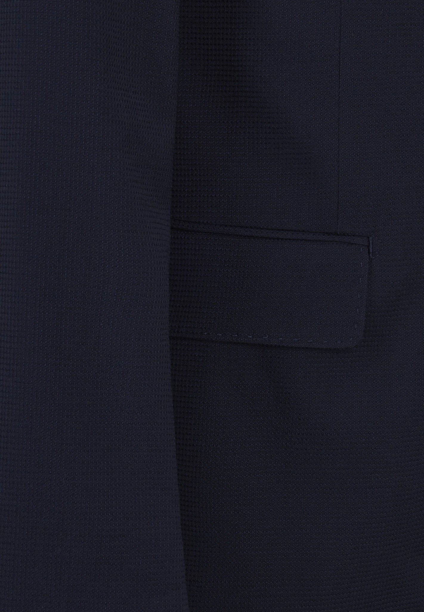 Blue wool four-season micro-pattern comfort fit jacket Angelico 2