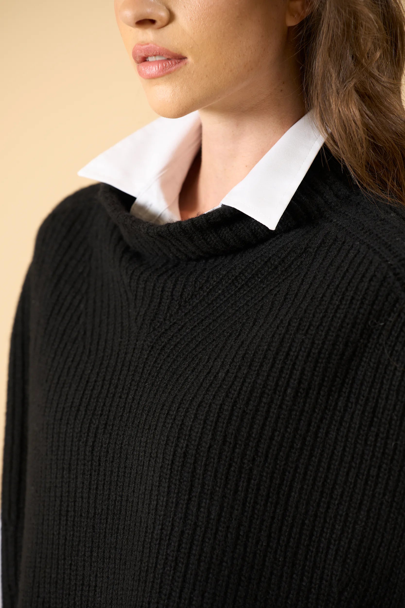 Cashmere Blend Vest - Black Angelico 3