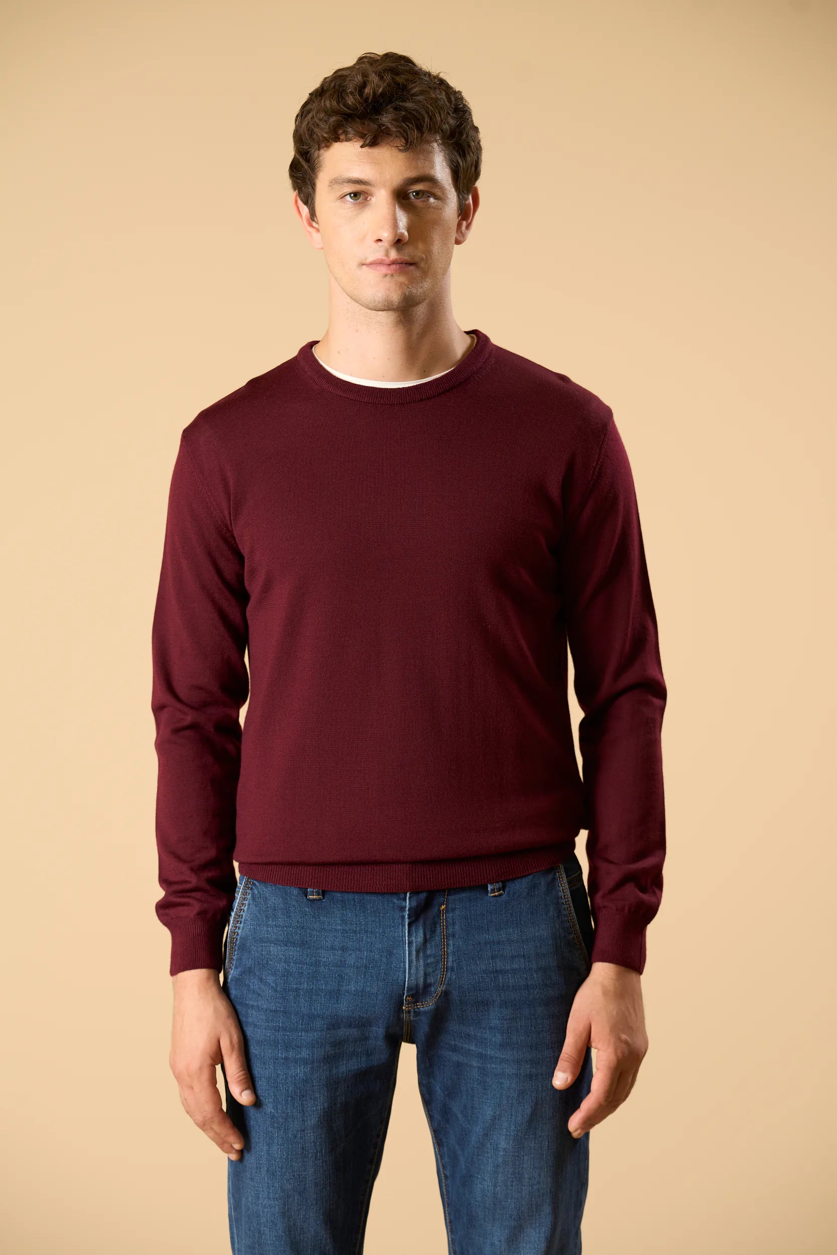 Merino Crewneck F.12 - Bordeaux Angelico 4
