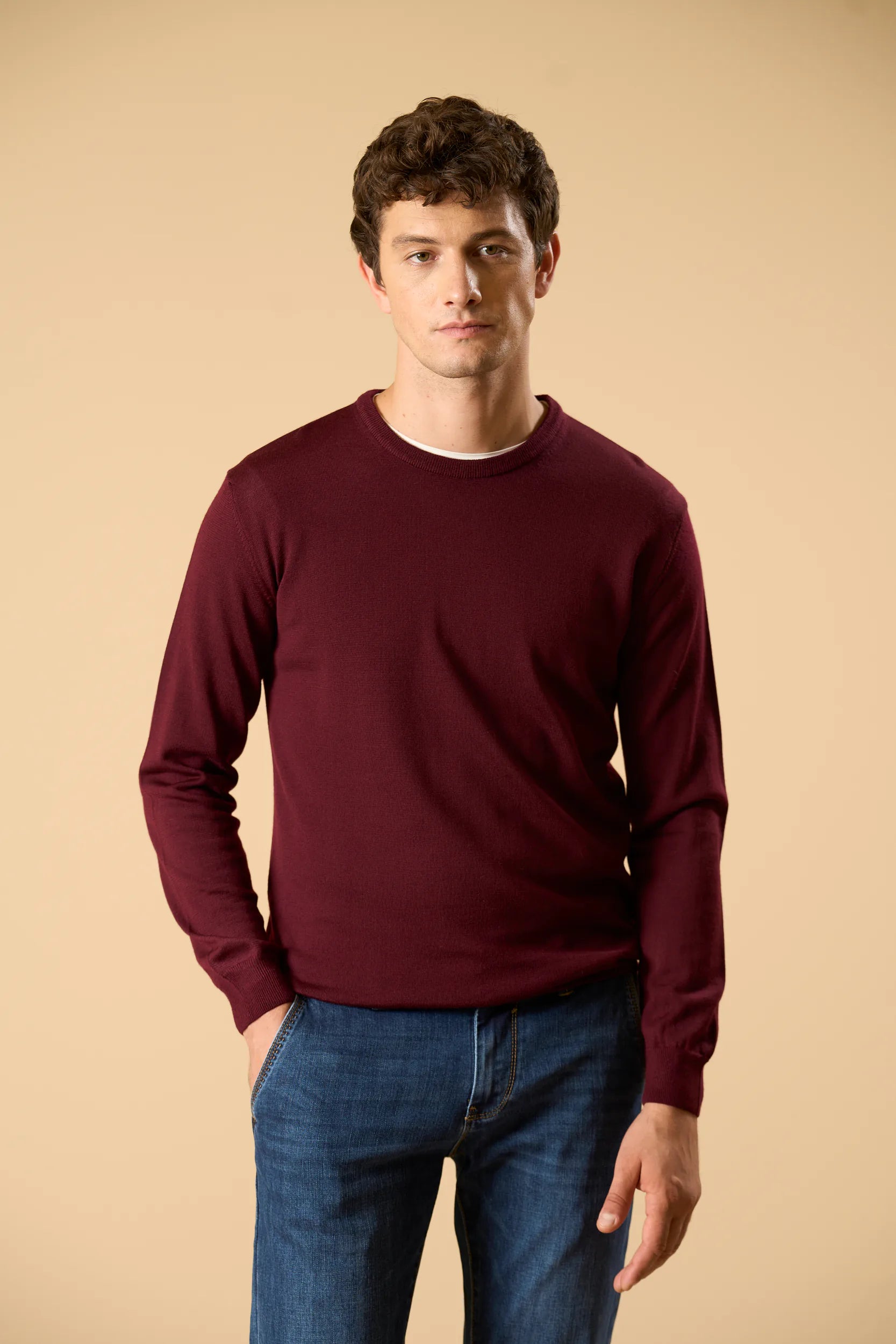 Merino Crewneck F.12 - Bordeaux Angelico 3