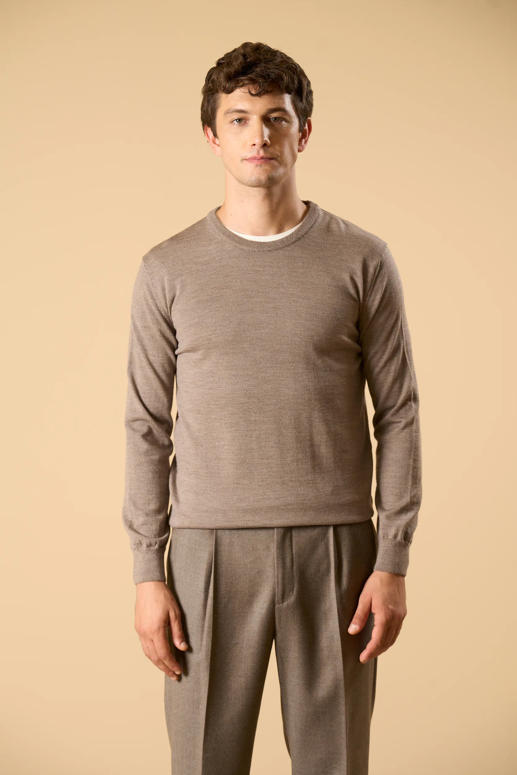 Merino Crewneck F.12 - Dove Grey Angelico 4