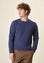 Girocollo bluette puro cashmere-Angelico