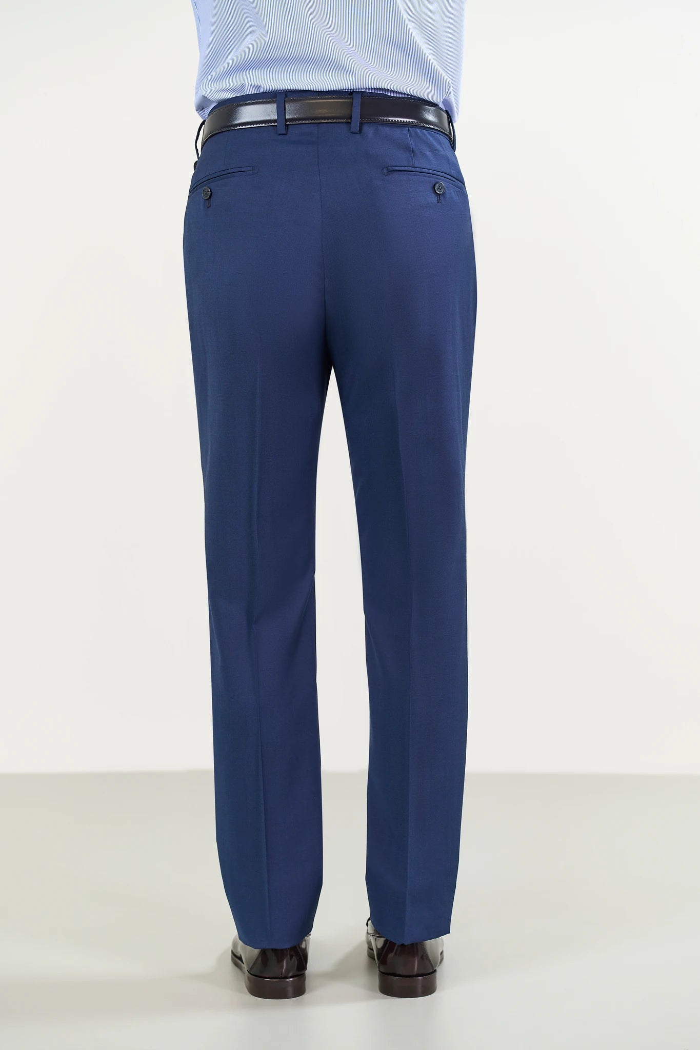 Abito blu doppiopetto lana 110's custom fit Angelico 7