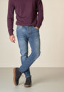 Jeans lavaggio medio cotone stretch slim fit-Angelico