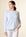 Maglia bianco-azzurra righe taglio vivo cotone-Angelico