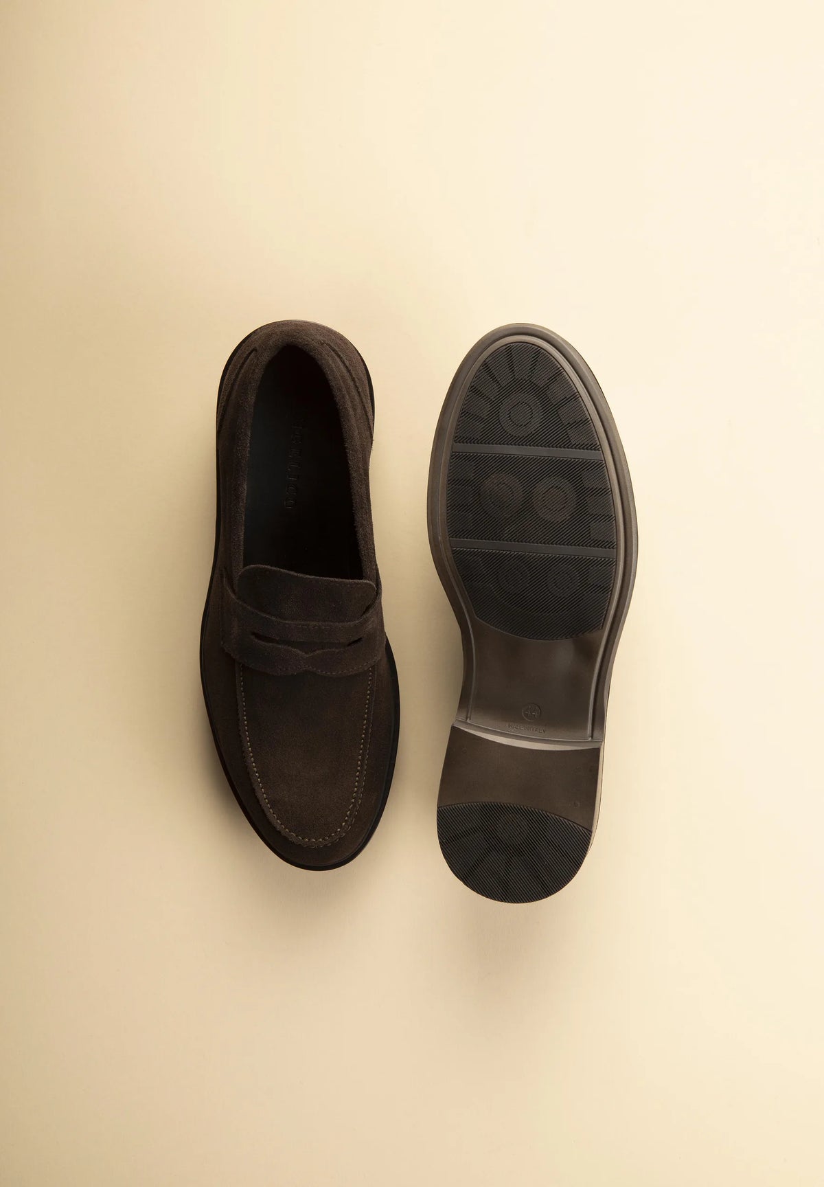 Mocassino penny loafer moro pelle scamosciata Angelico 3
