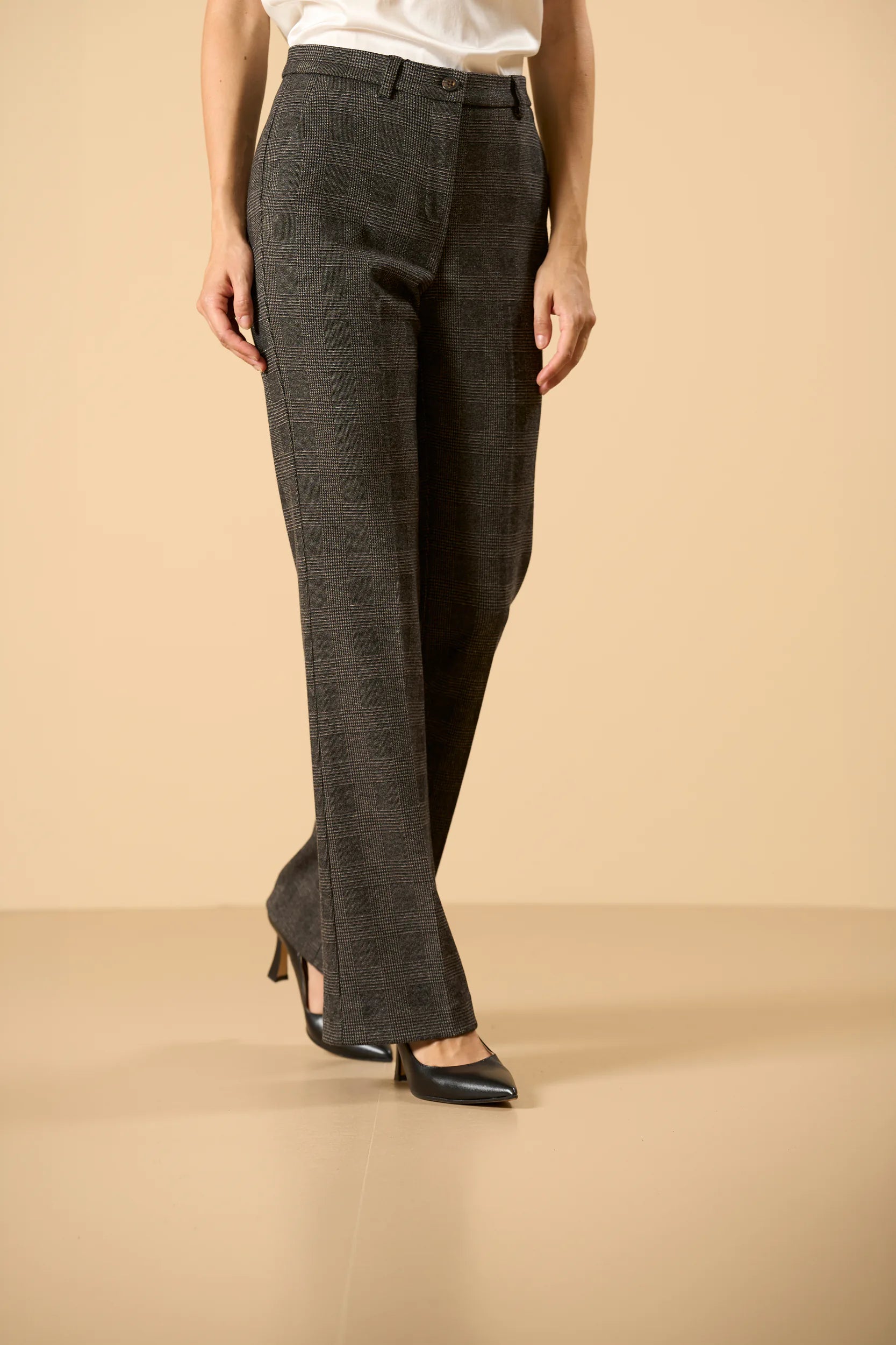 Pantalone moro palazzo fantasia Galles Angelico 1