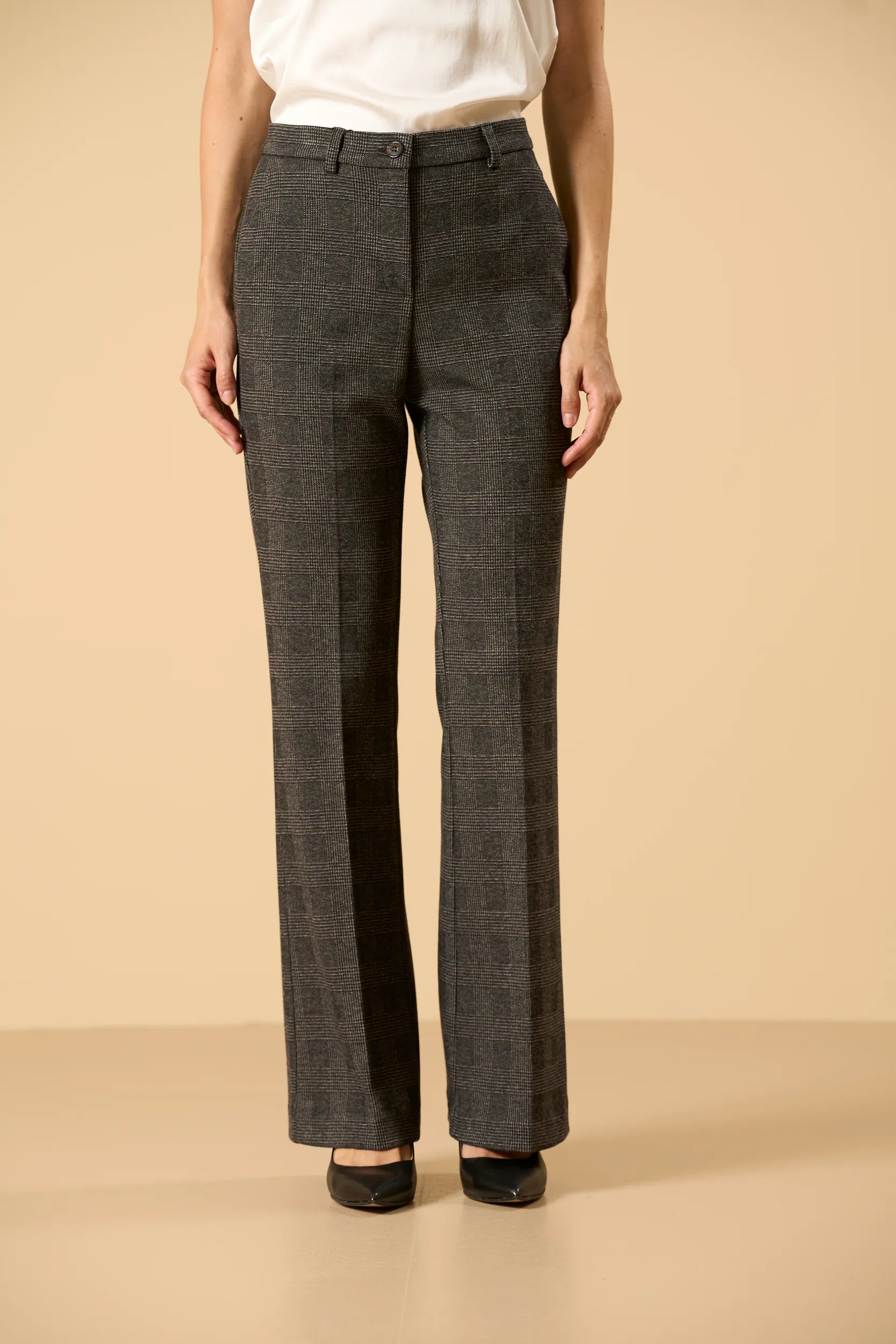 Pantalone moro palazzo fantasia Galles Angelico 3
