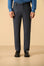Pantalone blu micordisegno cotone stretch custom fit
