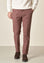 Pantalone mattone armatura cotone stretch slim fit-Angelico