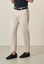Pantalone sabbia cotone tricotina regular fit