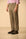 Pantalone verde twill cotone stretch con pinces