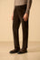 Pantalone marrone velluto a coste custom fit