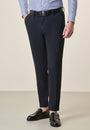 Blaue Slim-Fit-Panzerhose aus Stretch-Baumwolle