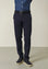 Pantalone blu jersey elasticizzato con risvolto-Angelico
