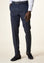 Pantalone blu lino custom fit-Angelico