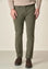 Pantalone verde fustagno Pied de Poule slim fit-Angelico