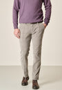 Pantalone fango fustagno Galles tinto capo slim fit-Angelico