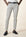 Pantalone grigio chiaro armatura cotone stretch slim fit-Angelico