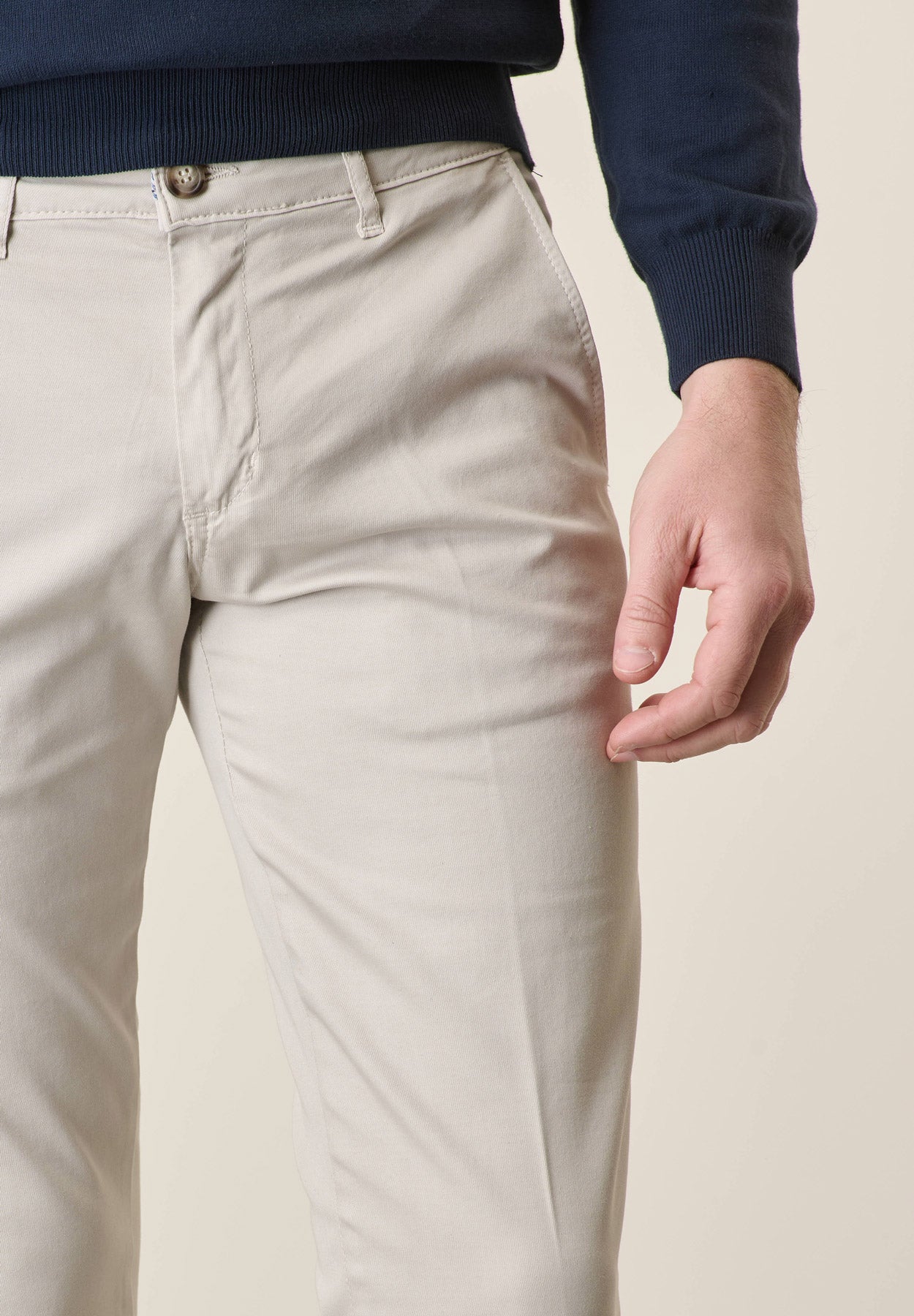 Ice Hose Tricotina Baumwollstretch Slim Fit