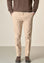 Pantalone beige tricotina cotone stretch regular fit-Angelico