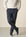 Pantalone blu tricotina cotone stretch regular fit-Angelico