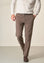 Pantalone fango tricotina cotone stretch regular fit-Angelico