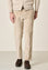 Pantalone beige velluto coste larghe custom fit-Angelico