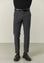 Pantalone grigio resca cotone stretch slim fit-Angelico