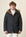 Parka blu navy pelliccia staccabile-Angelico